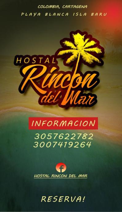 Hostal Rincon Del Mar Baru Isla Barú Esterno foto